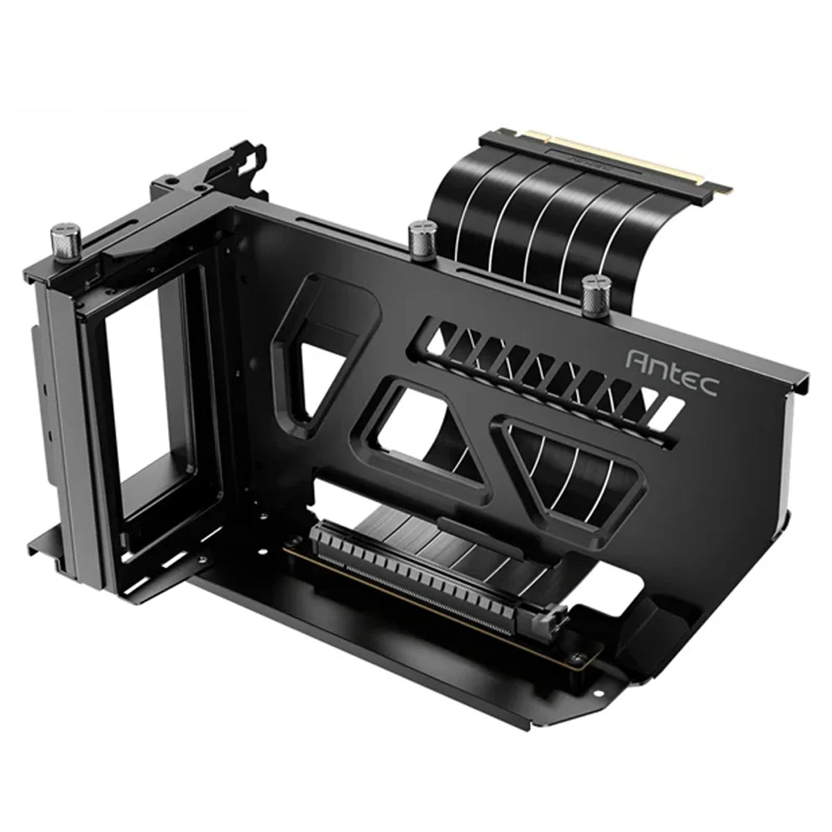 SOPORTE P/ TARJETA DE VIDEO ANTEC (AT-ARCVB-BK190-PCIE4-RTX40) SHIFT VERTICAL,C/RISER PCIE 4.0,NEGRO