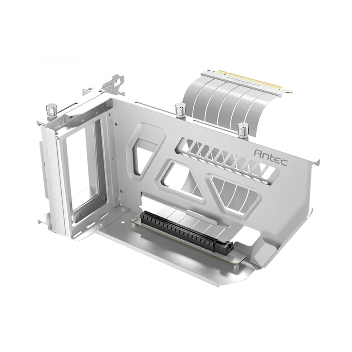 SOPORTE P/ TARJETA DE VIDEO ANTEC (AT-ARCVB-W190-PCIE4-RTX40) SHIFT VERTICAL,C/RISER PCIE 4.0,BLANCO-1