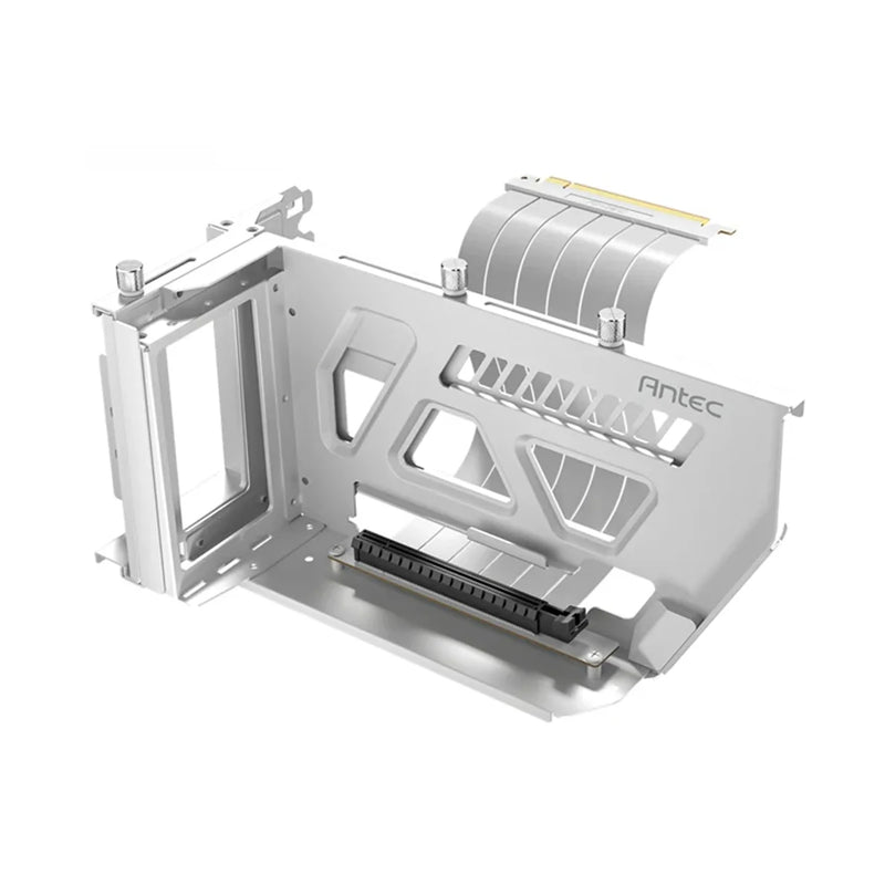 SOPORTE P/ TARJETA DE VIDEO ANTEC (AT-ARCVB-W190-PCIE4-RTX40) SHIFT VERTICAL,C/RISER PCIE 4.0,BLANCO-1