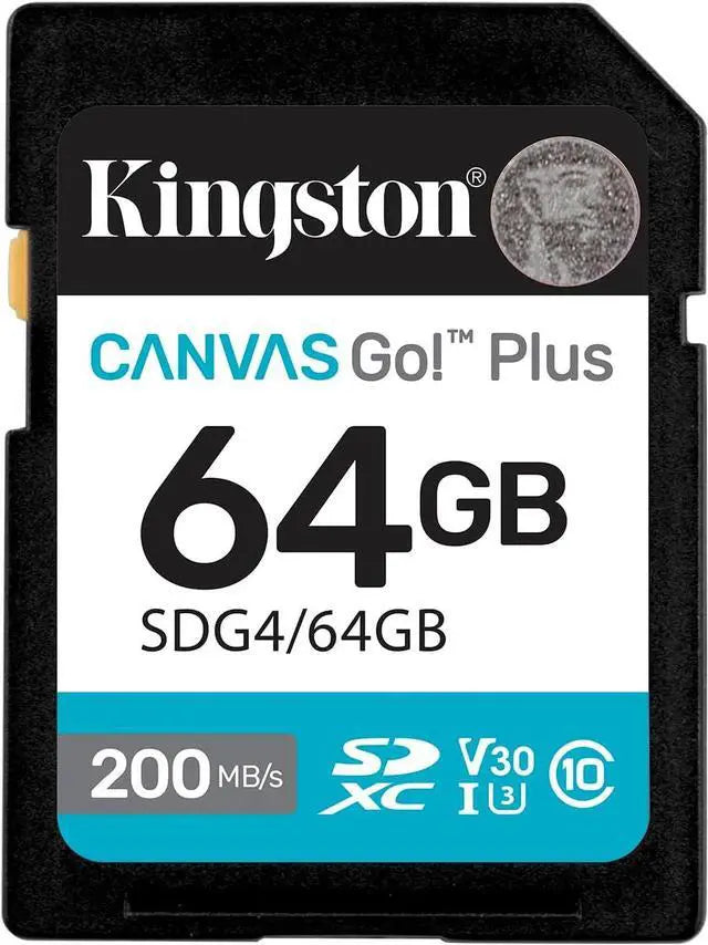 MEMORIA SD SDXC KINGSTON SDG4 CANVAS GO PLUS 256GB