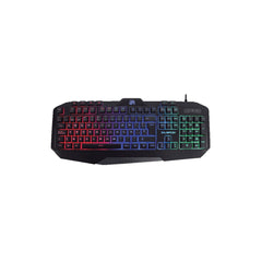 TECLADO ALAMBRICO BALAM RUSH (BR-929639) GUNFIRE,USB,111 TECLAS,LED,3 COLORES,CABLE 1.8M,NEGRO-1