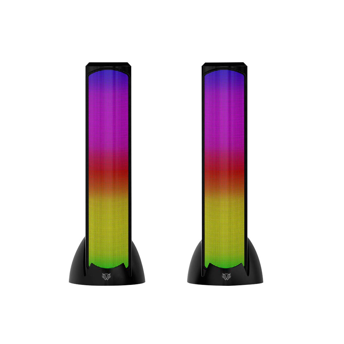 BOCINAS BALAM RUSH (BR-936972) GLIMM TOWER BG575,10W RMS,RGB 3 MODOS,AUX,BT,2.0 CANALES,NEGRO-1