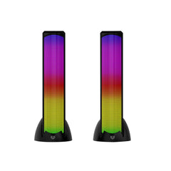 BOCINAS BALAM RUSH (BR-936972) GLIMM TOWER BG575,10W RMS,RGB 3 MODOS,AUX,BT,2.0 CANALES,NEGRO-1