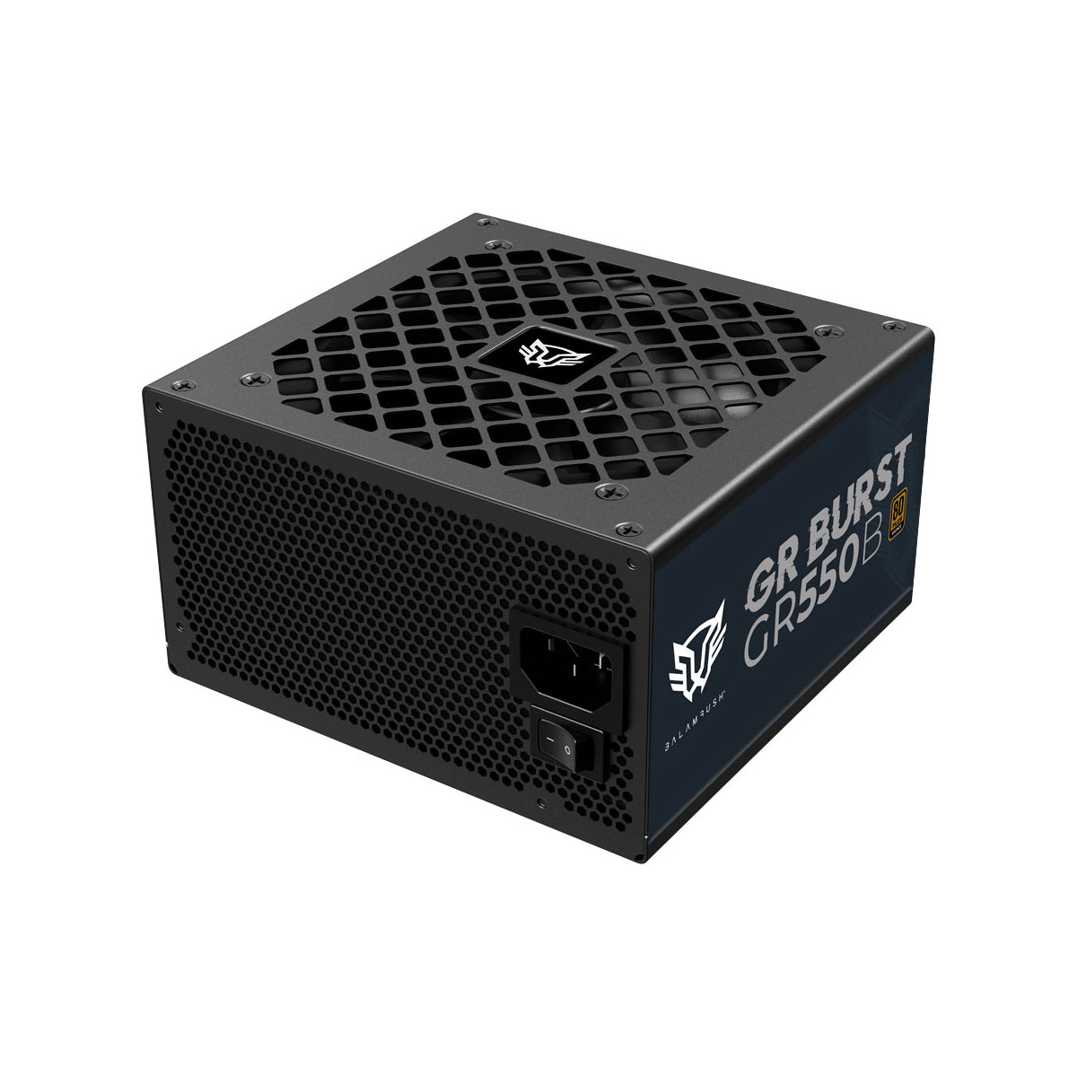 FUENTE DE PODER BALAM RUSH (BR-937696) GR BURST GR550B,550W,80 PLUS BRONZE,VENT 120MM,NEGRO
