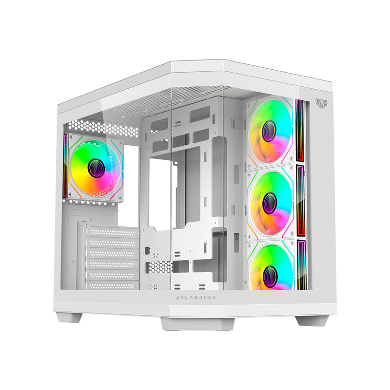 GABINETE BALAM RUSH (BR-938686) TANK MASTER 9600TB,ATX,1*USB 3.0,1*USB 2.0,CRISTAL TEMP,4 FAN,BLANCO-1