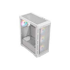 GABINETE BALAM RUSH (BR-938846) CARBONO TWIN MATE 5000,MICRO ATX,1*USB 3.0,DOBLE PANEL,4 FAN,BLANCO-1