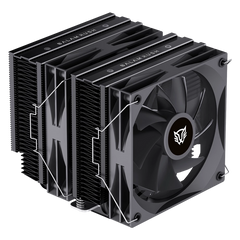 VENTILADOR P/CPU BALAM RUSH(BR-941921)HELIUX EXPERT HEX90,2*FAN 120MM,6 PIPAS,TDP 295 W,AMD/INTEL,NEGRO-1