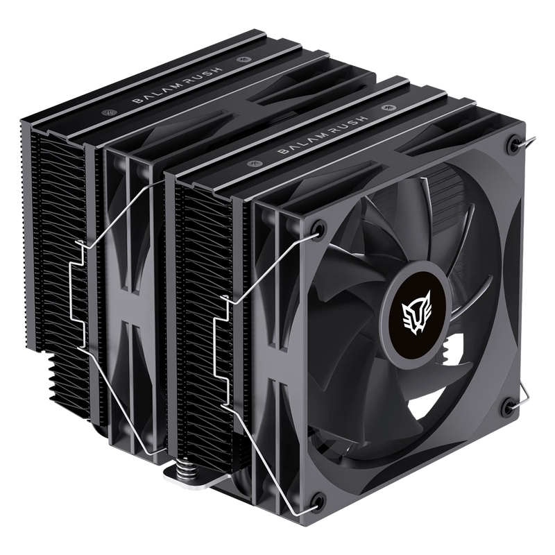 VENTILADOR P/CPU BALAM RUSH(BR-941921)HELIUX EXPERT HEX90,2*FAN 120MM,6 PIPAS,TDP 295 W,AMD/INTEL,NEGRO