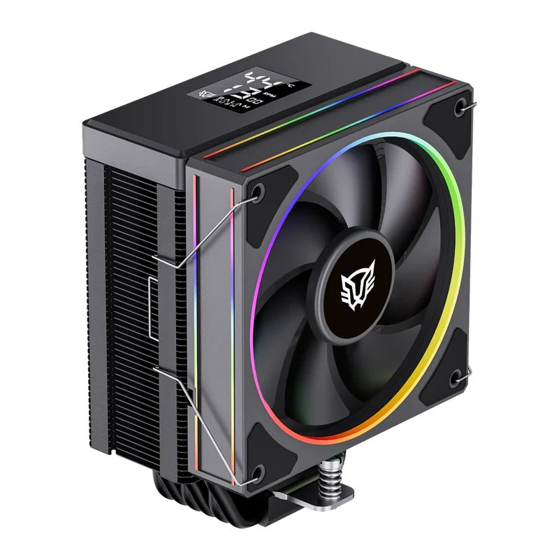 VENTILADOR P/CPU BALAM RUSH (BR-941969) HELIUX PRO HEX65, FAN 120MM, 6 PIPAS, LGA 1700, ARGB, NEGRO