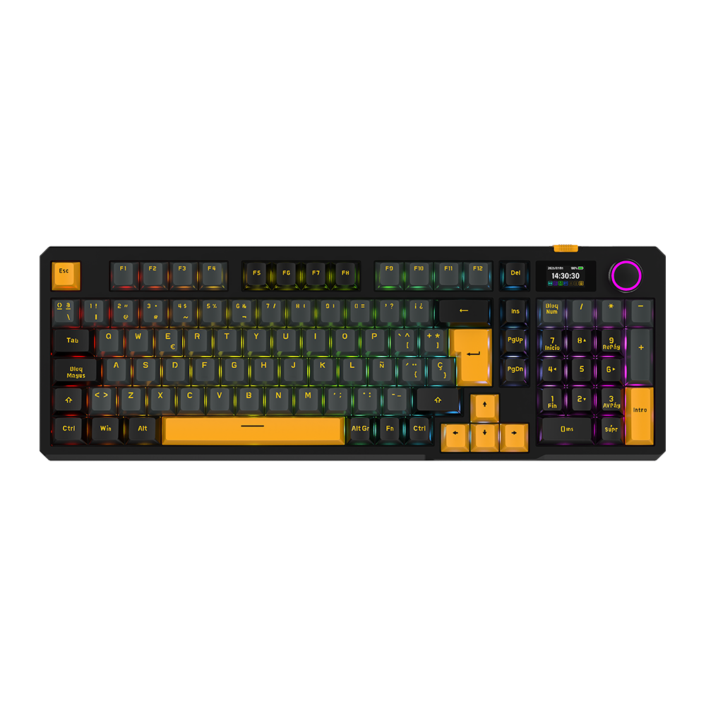TECLADO MECANICO INALAMBRICO BALAM RUSH DEFEAT LEVEL GK3
