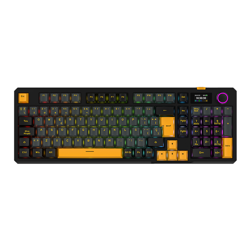 TECLADO MECANICO INALAMBRICO BALAM RUSH DEFEAT LEVEL GK3