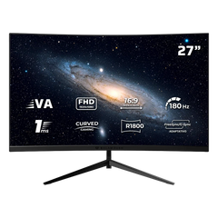 MONITOR 27" BALAM RUSH(BR-942980)ANDROMEDA MAG27Y,FHD,180HZ,1 MS,F-SYNC,1*HDMI 2.1,1*DP 1.4,NEGRO