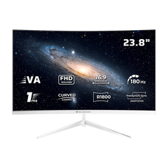 MONITOR 23.8" BALAM RUSH(BR-943048)ANDROMEDA MAG24Y,FHD,180HZ,1*HDMI 2.1,1*DP 1.4,1*TIPO C+3.5 MM,BLANCO-1