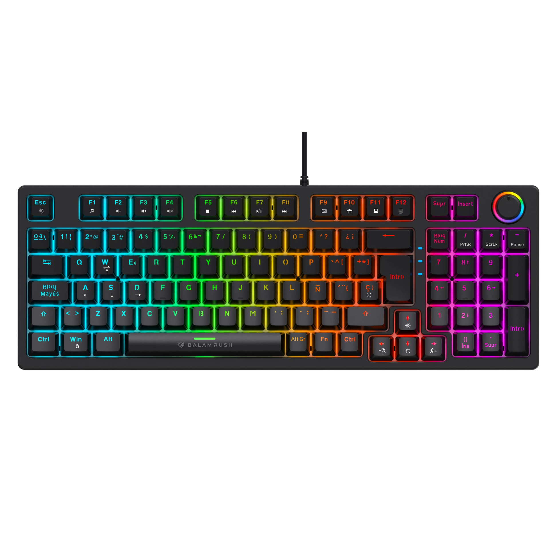 TECLADO GAMER ALAMBRICO BALAM RUSH DOMINAX PRO GK777