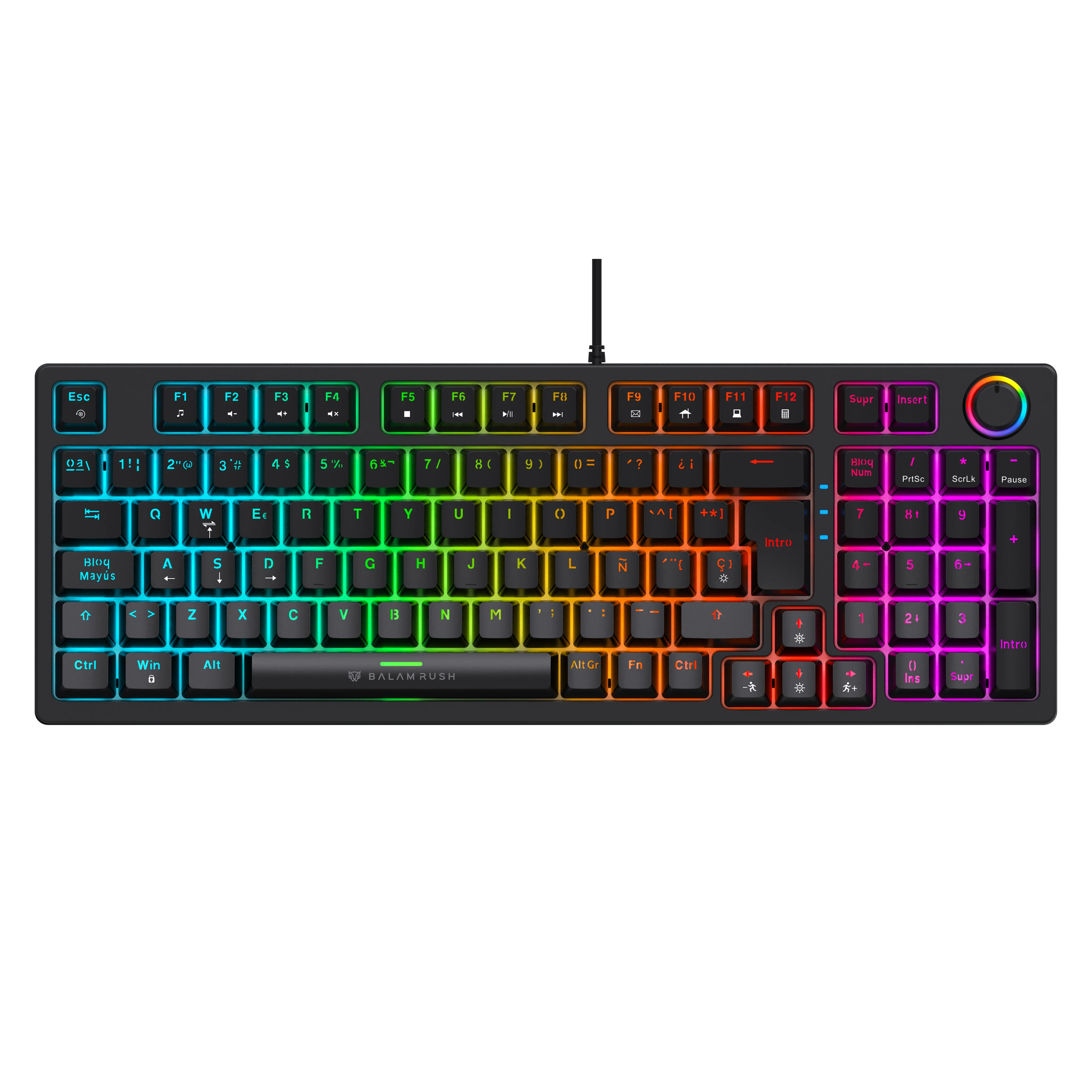 TECLADO GAMER ALAMBRICO BALAM RUSH DOMINAX PRO GK777