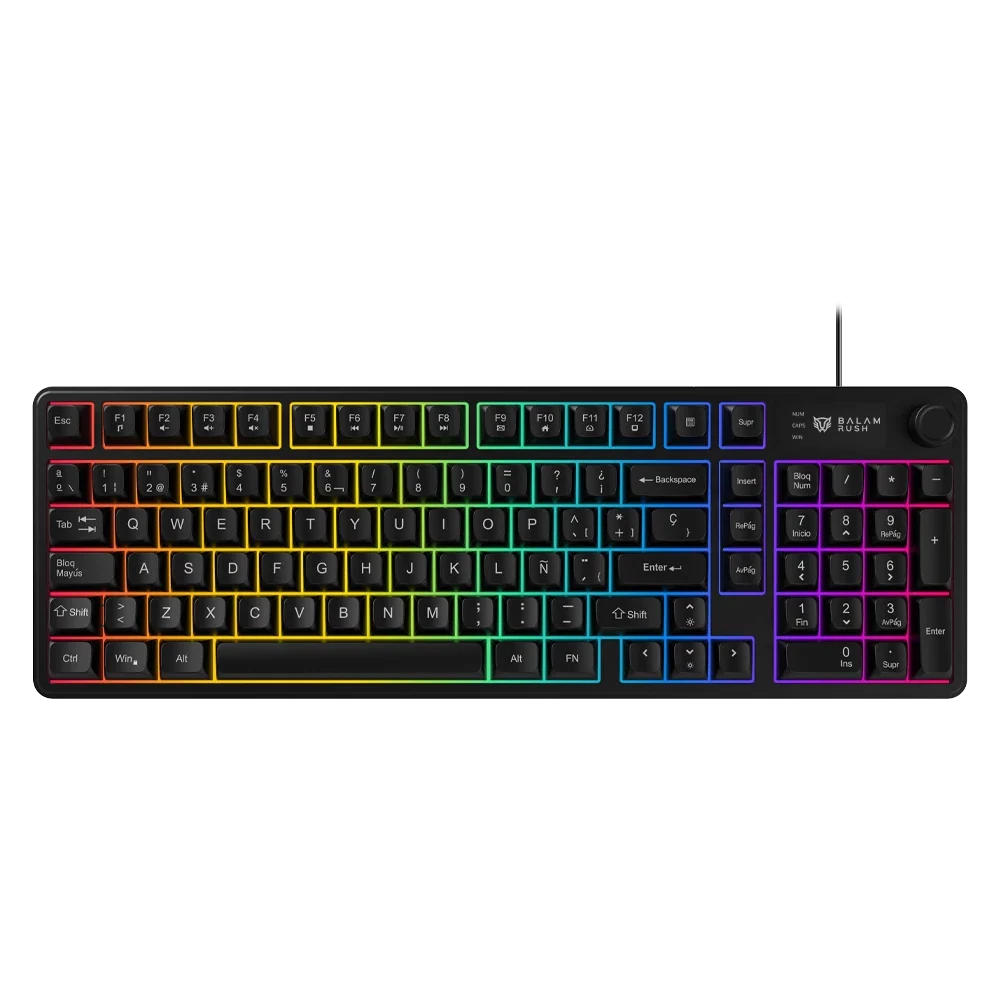 TECLADO GAMER ALAMBRICO BALAM RUSH BALRAK PRO KG490