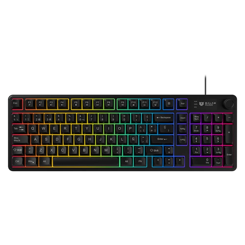 TECLADO GAMER ALAMBRICO BALAM RUSH BALRAK PRO KG490