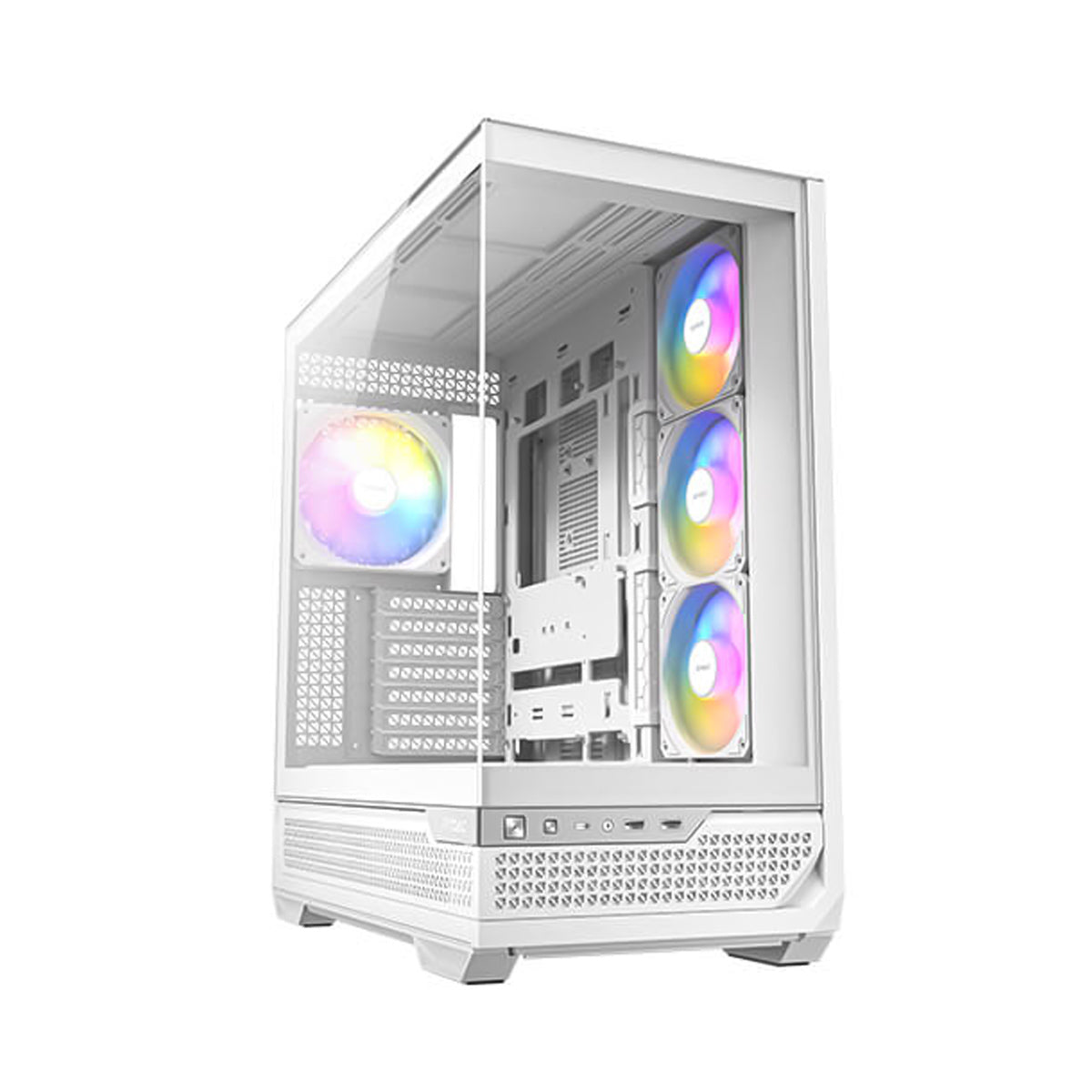GABINETE ANTEC (C7 ARGB WHITE) CONSTELLATION C7 ARGB,CRISTAL,S/FUENTE,4*FAN,1*USB-C,2*USB 3.0,BLANCO-1