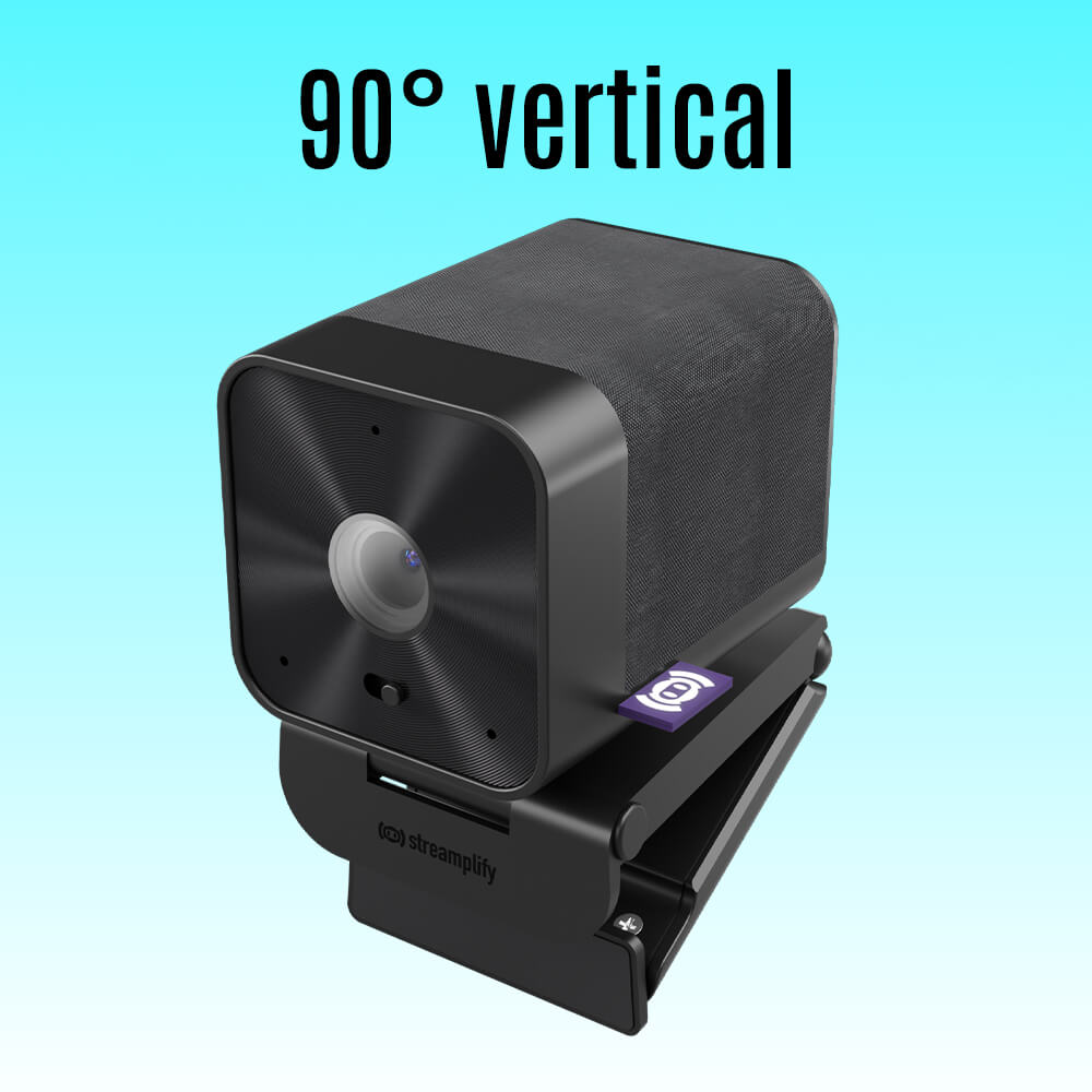 CAMARA WEB STREAMPLIFY (CAM G-QHD-4M30-BK) QHD, 4MP, 30FPS, USB, NEGRO