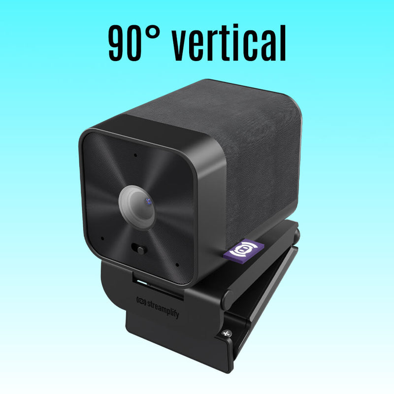 CAMARA WEB STREAMPLIFY (CAM G-QHD-4M30-BK) QHD, 4MP, 30FPS, USB, NEGRO