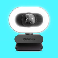 CAMARA WEB STREAMPLIFY (CAM PLUS-FHD-2M60-LIGHT-BK) FHD, 2MP, 60FPS, LUZ INTEGRADA, NEGRO