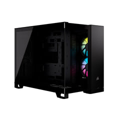 GABINETE CORSAIR (CC-9011267-WW) ICUE LINK 2500X RGB,NEGRO,CRISTAL TEMPLADO,MED-TORRE,SIN FUENTE-1