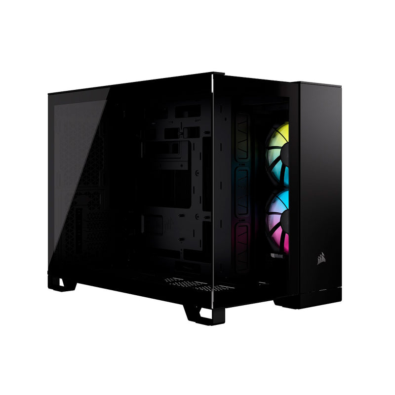 GABINETE CORSAIR (CC-9011267-WW) ICUE LINK 2500X RGB,NEGRO,CRISTAL TEMPLADO,MED-TORRE,SIN FUENTE-1