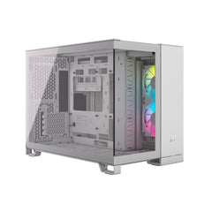 GABINETE CORSAIR (CC-9011268-WW) ICUE LINK 2500X RGB,BLANCO,CRISTAL TEMPLADO,MED-TORRE,SIN FUENTE-1