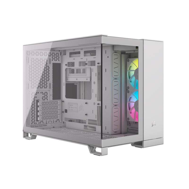 GABINETE CORSAIR (CC-9011268-WW) ICUE LINK 2500X RGB,BLANCO,CRISTAL TEMPLADO,MED-TORRE,SIN FUENTE-1