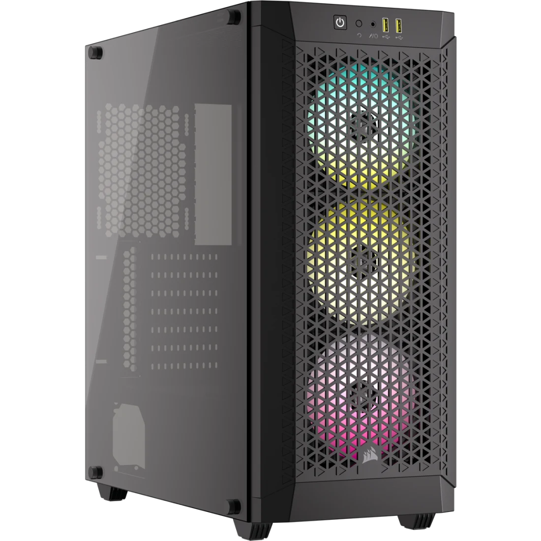 GABINETE CORSAIR (CC-9011272-WW) 480T RGB AIRFLOW,NEGRO,CRISTAL TEMPLADO,MED-TORRE,SIN FUENTE-1