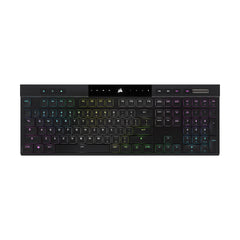 TECLADO MECANICO CORSAIR (CH-913A01U-NA) K100 AIR WIRELESS RGB,CHERRY MX ULTRA,ULTRADELGADO,NEGRO-1