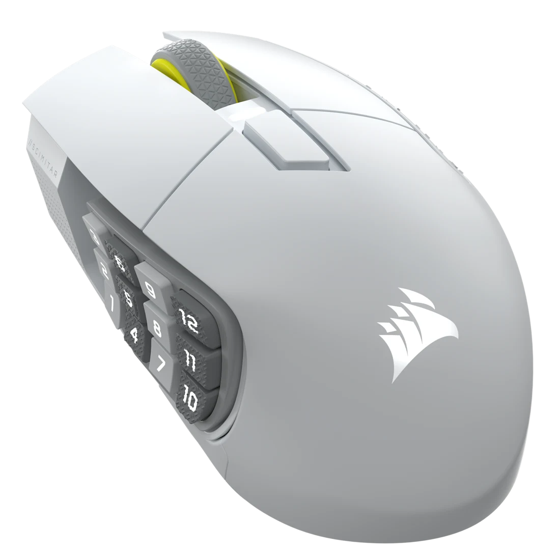 MOUSE OPTICO CORSAIR (CH-9314011-WW) SCIMITAR ELITE, WIRELESS, BLANCO