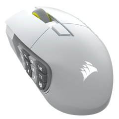 MOUSE OPTICO CORSAIR (CH-9314011-WW) SCIMITAR ELITE, WIRELESS, BLANCO-1