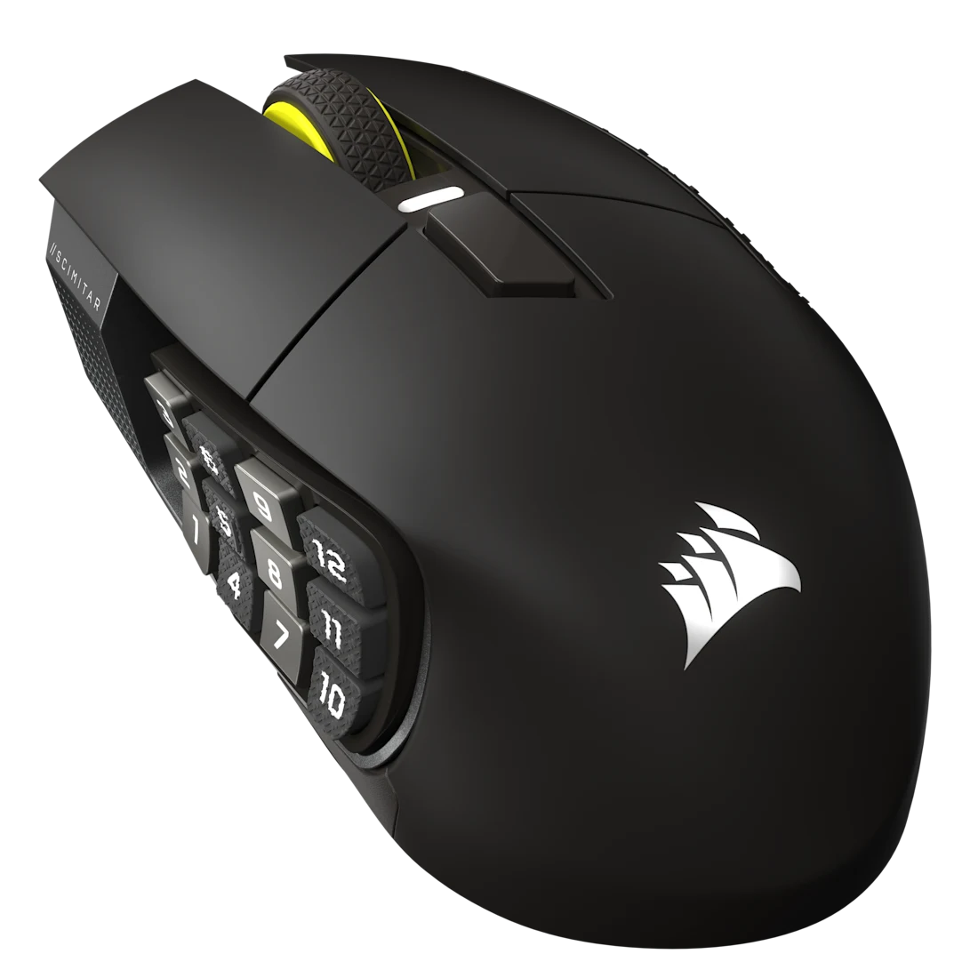 MOUSE OPTICO CORSAIR (CH-9314014-WW) SCIMITAR ELITE, WIRELESS, GRIS METALICO