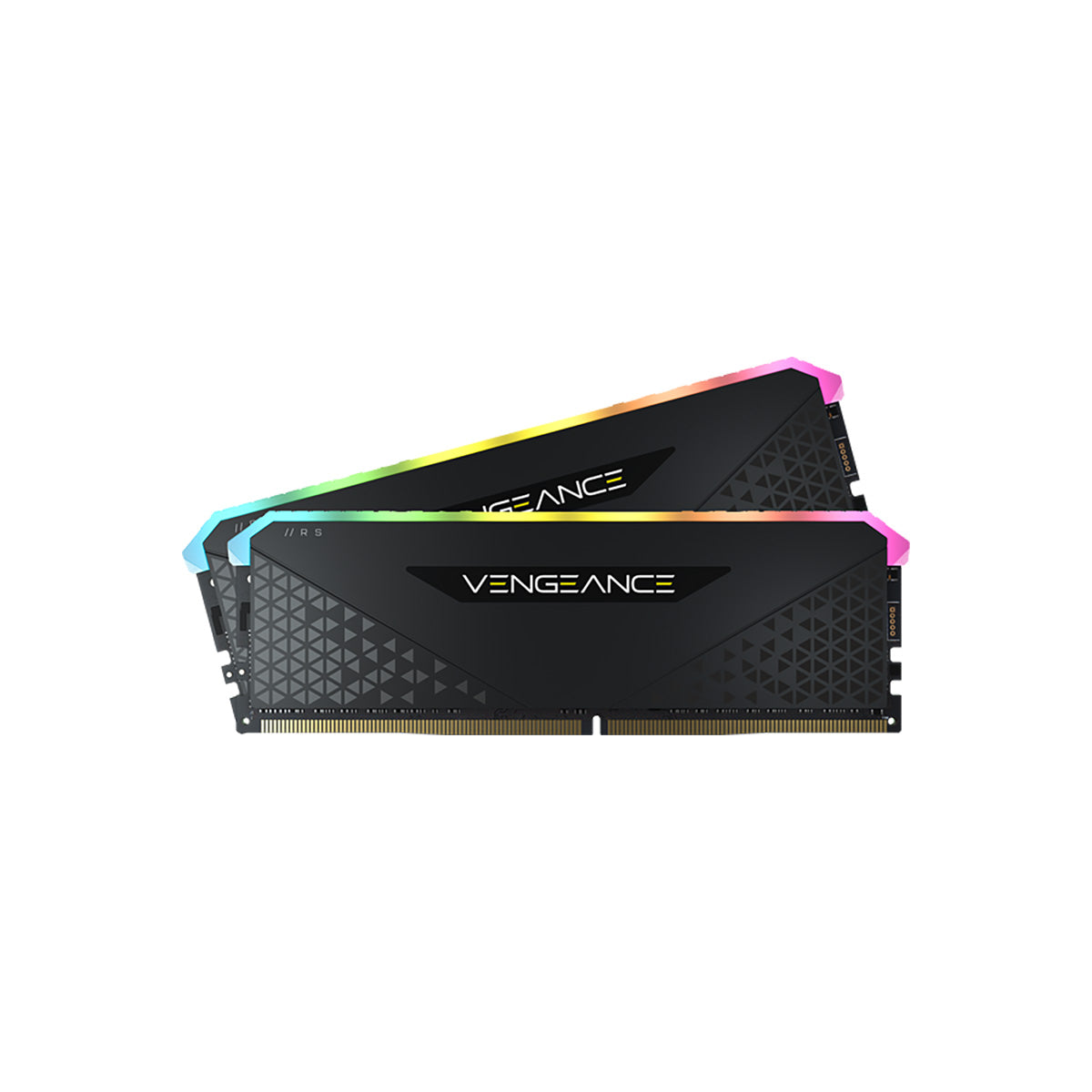 MEMORIA DIMM DDR4 CORSAIR (CMG16GX4M2E3200C16) 16GB 3200MHZ (2X8GB) VENGEANCE RGB RS NEGRO CL16