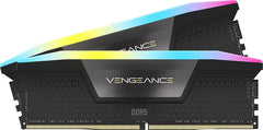 MEMORIA DIMM DDR5 CORSAIR (CMH48GX5M2B5200C38) 48GB 5200 MTS (2X48GB) VENGEANCE RGB, XMP 3.0, C. DISIPADOR, 1.25V-1