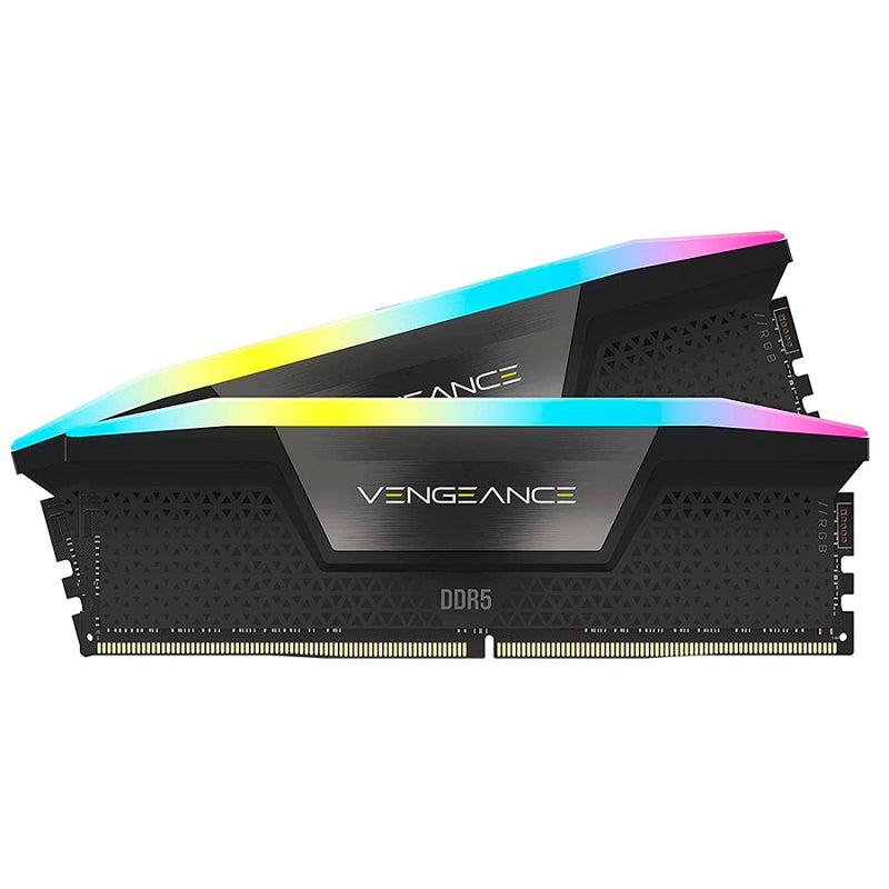 MEMORIA DIMM DRR5 CORSAIR (CMH48GX5M2E6000C36) 48GB 6000 TM/S (2X48GB) VENGEANCE RGB, XMP 3.0, 1.4V,C. DISIPADOR, NEGRA.-1