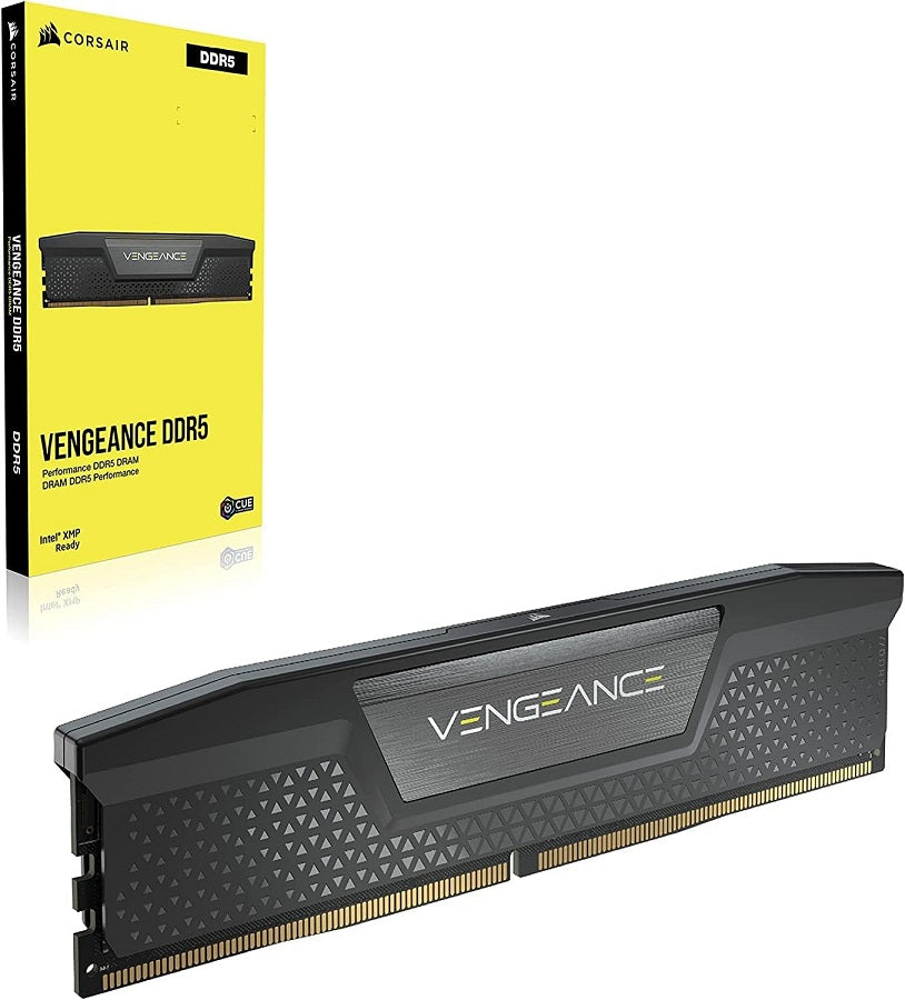 MEMORIA DIMM DRR5 CORSAIR (CMK48GX5M2E6000C36) 48GB 6000 TM/S (2X48GB) VENGEANCE, XMP 3.0, 1.4V,C. DISIPADOR, NEGRA
