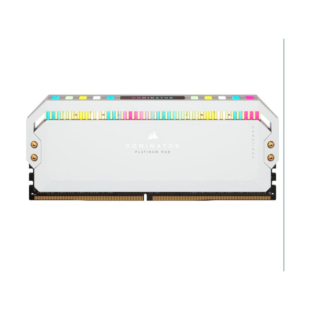 MEMORIA DIMM DDR5 CORSAIR (CMT64GX5M2B5200C40W) 64GB 5200MHZ (2X32GB) DOMINATOR PLATINUM RGB,BLANCO