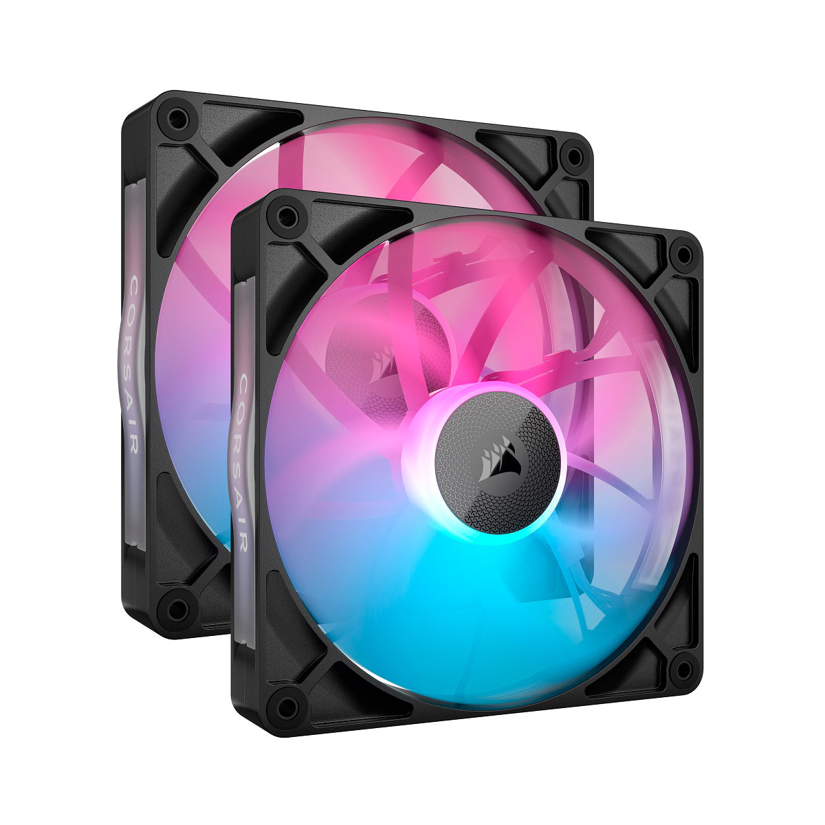 VENTILADOR P/GABINETE CORSAIR (CO-9051020-WW) ICUE LINK RX140 RGB,2 FAN,140MM,NEGRO