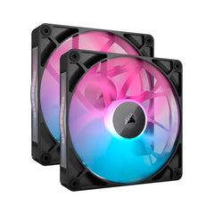 VENTILADOR P/GABINETE CORSAIR (CO-9051020-WW) ICUE LINK RX140 RGB,2 FAN,140MM,NEGRO-2