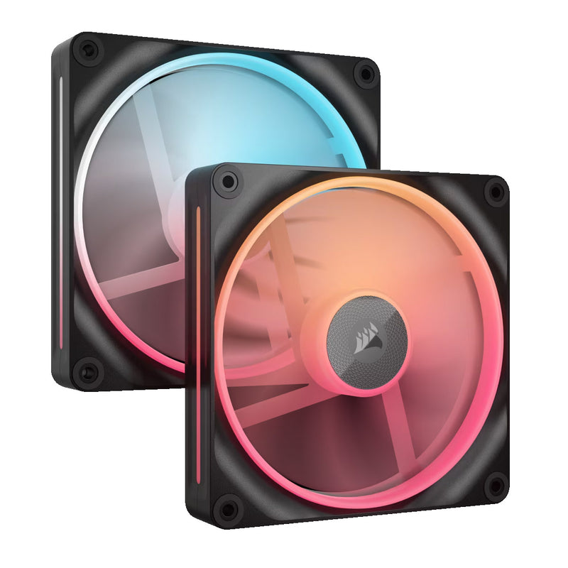 VENTILADOR GABINETE CORSAIR (CO-9051052-WW) ICUE LINK LX140-5 RGB,2 FAN, 140MM, MAGNETICO, NEGRO-2