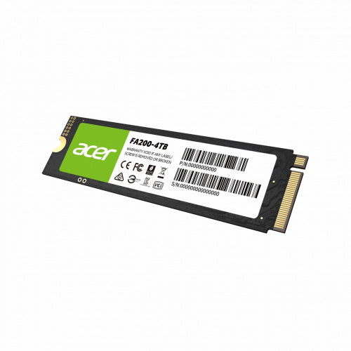UNIDAD SSD M.2 ACER 4TB (BL.9BWWA.150) FA200, PCIE GEN4X4, 2280, 7200MB/S