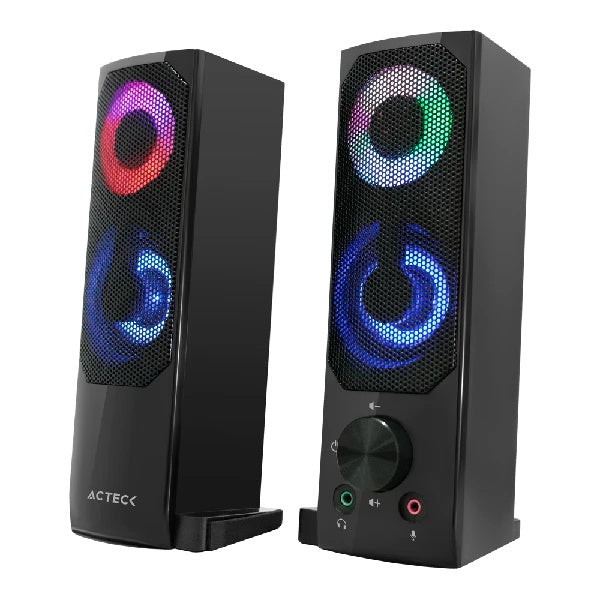 BOCINAS ACTECK (AC-935258) ELANT BRICK AS450,6W RMS,AUX 3.5,ALIMENTACION USB,2.0 CANALES,NEGRO-1
