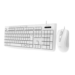 KIT TECLADO Y MOUSE ALAMBRICO ACTECK (AC-941792) CREATOR PRIME MK455,USB,105 TECLAS,1600DPI,BLANCO-2