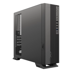 GABINETE ACTECK(AC-943079)ONEX SLIM GS450,SFX 500W,3*USB 2.0,USB 3.0,USB TIPO C 3.0,MIC+AUDIO,LECTOR SD,METALICO,NEGRO-2