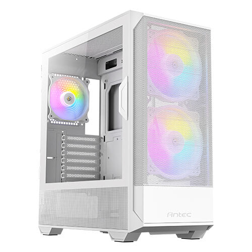 GABINETE ANTEC (NX416L WHITE) MEDIA TORRE ATX,CRISTAL,S/FUENTE,3*FAN,2*USB 3.0,BLANCO