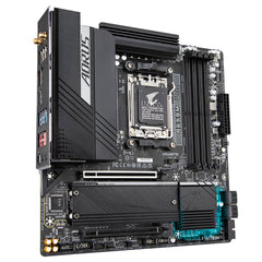MOTHERBOARD GIGABYTE (B650M AORUS ELITE AX) SOCKETAM5, 4*DDR5,M.2, DP, HDMI, MICRO ATX WIFI6-2