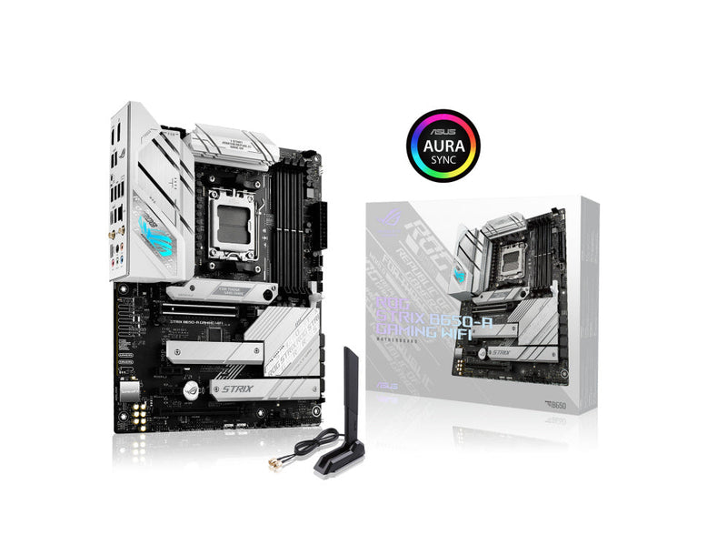 MOTHERBOARD ASUS (ROG STRIX B650-A GAMING WIFI) SOCKET AM5,4*DDR5,HDMI,DP,PCIE-4.0,WIFI6E,ATX-1