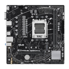MOTHERBOARD ASUS (PRIME A620M-K) SOCKET AM5,2**DDR5,HDMI,VGA,PCIE-4.0,M.2,MICRO ATX-1